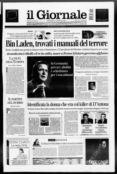 Il giornale : quotidiano del mattino